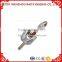 GALVANIZED IRON THREAD SWING HOOK SITH BOLT AND PLASTIC WASHER 6MM