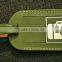 High Quality Bulk Recycled Leather Green Luggage Tag