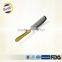 Adult using hotel plastic hair trim comb/wooden head lice comb