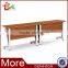 low price manufacturer student used metal frame legs writing table school furniture