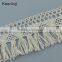 Cheap Wholesales OEM stock Offwhite cotton fringe trim tape                        
                                                Quality Choice