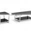 CT-07ET-07coffee table in glass table top stainless steel tea table end tables