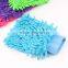 Microfiber cleaning glove for kitchen / Household /Car , Window wash Microfiber dusting gloves for car washing sponge ,Wash