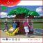 plastic kids play house with slide
