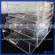 Yageli pop style Acrylic makeup storage drawers with custom style & Clear / White color choice