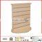 Professional MDF Slatwall countertop rotating battery display stand