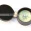 Antique Vintage Solid Brass Compass With Leather Case 13517