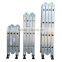 Ptatical and Multifunctional EN131 Ladder Aluminium, Folding Extension Ladder