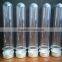 Plastic transperant pco1810 28mm 38g 1 start PET tube for 700-1000ML bottle