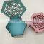 Arabic Laser Cut wooden wedding candy Box/sexangle elegant gift box