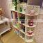 Simple Bookshelf Landing Shelf Combined Trapezoid Bookcase Display Creative Receive Shelf in the Sitting Room