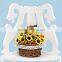 Carved new design cheap flower display shelf