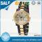 Fashion new trendy business casual all stainless steel classical lady watch