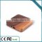 Wooden Material portable mobile charger factory direct