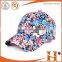 2016 high quality fashion full printing anime snapback 3d puff logo snapback hat