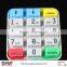 Free sample of High Quality epoxy coated durable Numeric rubber Keypad