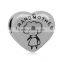 Wholesale 14 Styles 11*12mm 316L Stainless Steel Family Charms Heart Shape European Beads DIY Jewelry Findings SEB-LG136