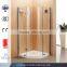 Tempered glass partition shower cubicle sizes