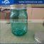 4oz 8oz 16oz clear wide-mouth food mason storage glass jar with metal lid