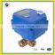 3 way brass motorizd valve water shut off valve 1/4" 3/8" 1/2"