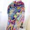 China Wholesale Printed wrap scarf Cotton Voile Scarf Shawl