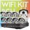 Vitevison CCTV system optional 1mp 1.3mp wifi camera H.264 8ch wireless wifi NVR Kit