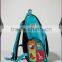 Kids sky blue school bags backpack with cartoon