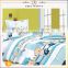 2016 Latest design bedroom set 100% cotton fabric kids cartoon bedding set