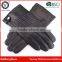 Men's Sheepskin Gloves Leather Winter Driving Polyester Lined Leather Gloves