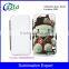 Customized Blank Sublimation PU Mobile phone holster Left and right open Sublimation cell phone holster for iphone 5