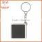 39"Custom Logo Promos Gifts Square Metal Tape Measure Key Tag Keychain
