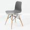 Modern design Eiffel Plastic Chairs with Wood legs