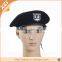 Leather bags, embroidered wool military beret
