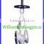 Flat gate valve