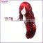 Curly Wavy Red Wigs Women Fashion Cosplay Wig for Party