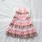Korean Fashion Girl Style Dresses Different Colors Baby 1 Year Old Party Flowers Girl Dress Pattern Party