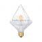 DIY 2016 New design vintage Diamond E27 4W Led filamet bulb