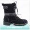 Black Suede Leather Material Boots Ladies Fashion Shoes,Women Shoes