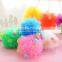 2016 newest cheap price Mesh bath flower/Shower Bath Ball /Bath Sponge Mesh Ball