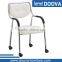 Leather chair arm covers armchair with casters