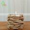 2016 Unique hotsale wooden glass handmade votive candle holder