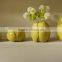 Modern design bud shape ceramic vase,white flower shape vase