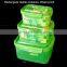 silicone co-injected Rectangular airtight storage food container