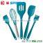2016 New 5pcs Silicone Baking Set Hygienic Kitchen Accessories Cooking Tools Utensils Whisk Basting Brush Spatulas Turner