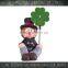 Ceramic cute chimneyman sitting home decoration items