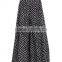 New Lady Women's Fashion Maxi Geometric Print Casual Long Pleated Party Skirt