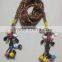 Indian Vintage Handmade Embroidered Waist Belt tassels Tribal Kutch Waist Band Banjara Ethnic Pom Pom Belts