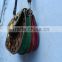 Real colorful leather saddle bag's,pure leather side bag's for women