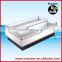 Double side commercial supermarket meat and fish display freezer