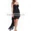 Black sequin top lace dress evening dress in turkey
